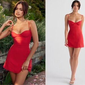 House of CB ‘Christiana’ Red Mini Dress NWOT